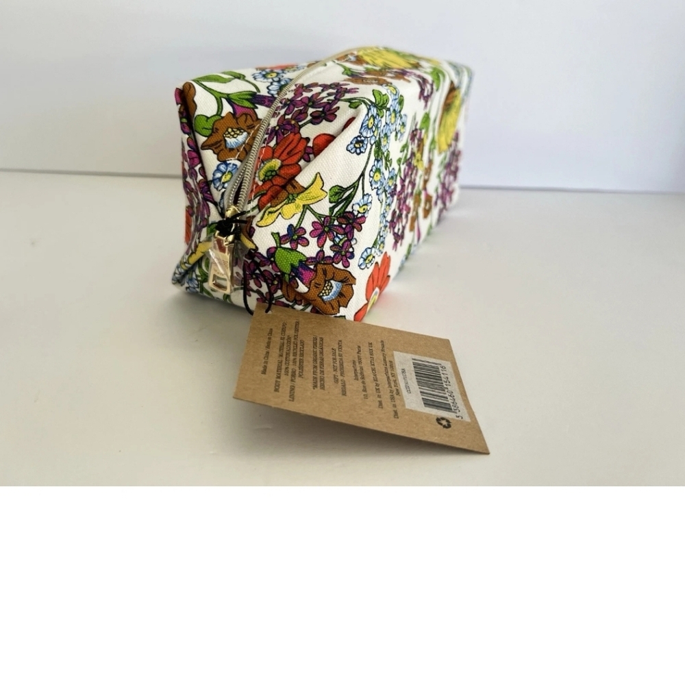 Coach Floral Cosmetic Bag - Red, Yellow, Green - Picture 4 of 5